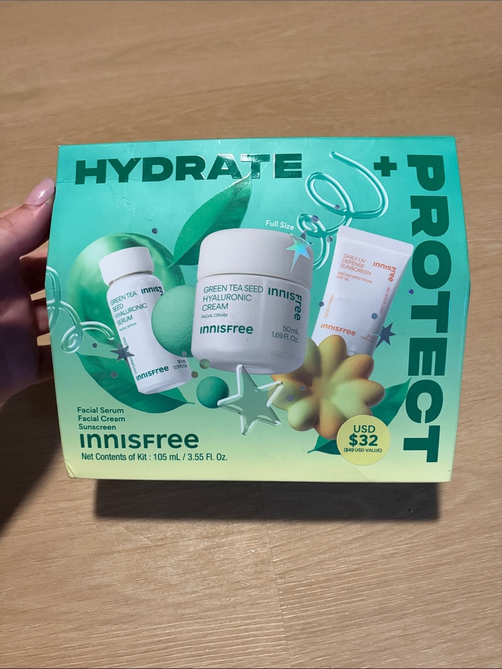 NIB innisfree Hydrate + Protect Set